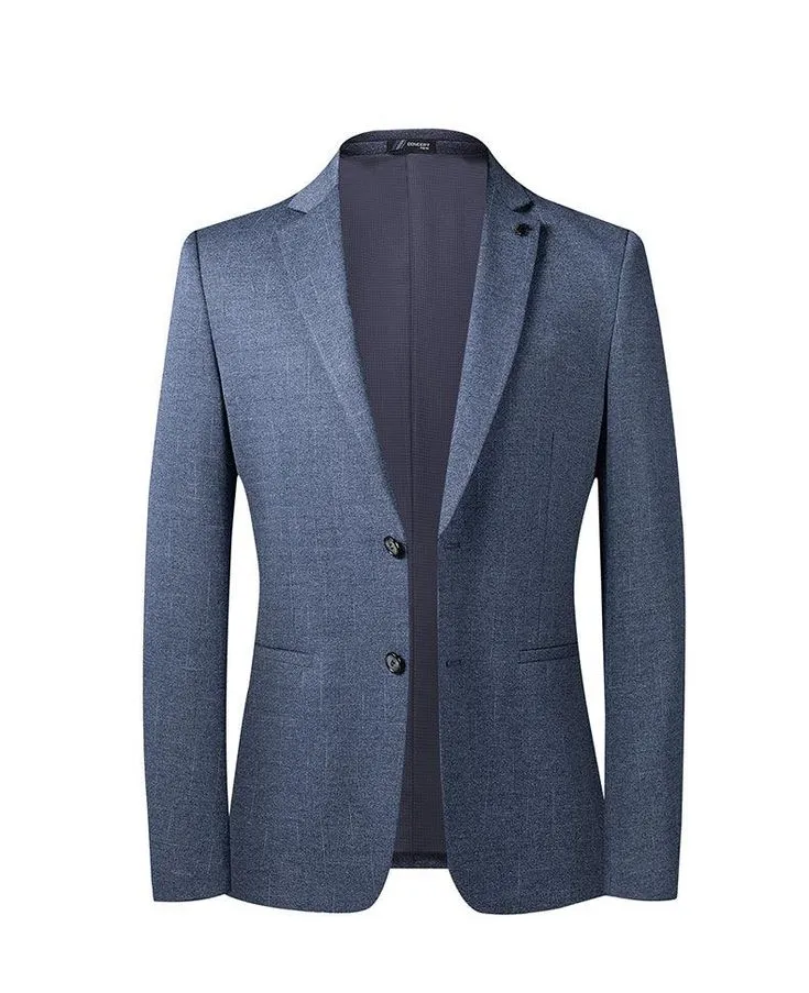 Men's formal suit blazer premium construction detail